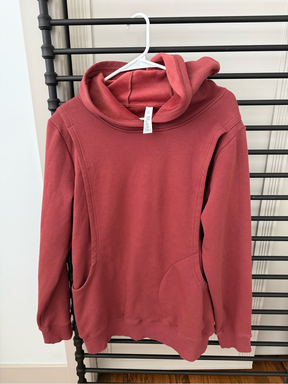 Latched Mama Harbor Nursing Pullover XL in Dusty Rose